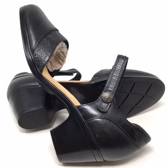 Clarks Collection Emily 2 Ketra Women's Size 8M Black Leather Trouser Shoes - Picture 7 of 7